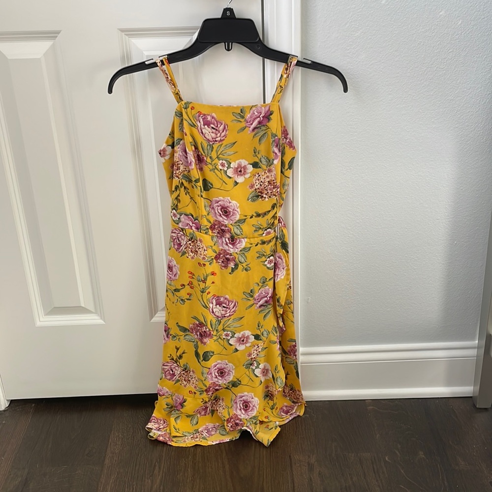 yellow sun dress/cover up